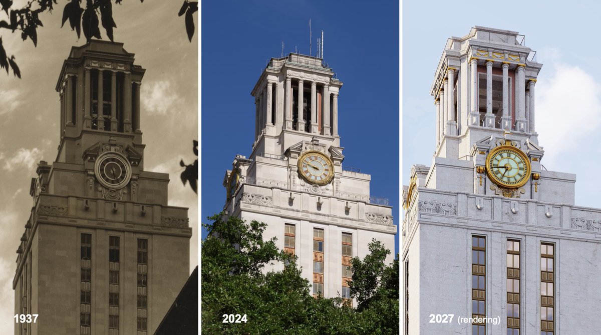 JCHartzell's tweet photo. Since the UT Tower's construction, it has stood as a symbol of our history, culture and bold vision. Now, thanks to Chairman Eltife &amp; the @UTSystem Board of Regents, it is time to return it to its glory, to restore, revitalize and reimagine it. Learn more: https://t.co/y6thGR6Sa1 https://t.co/eqG1UaIKQL