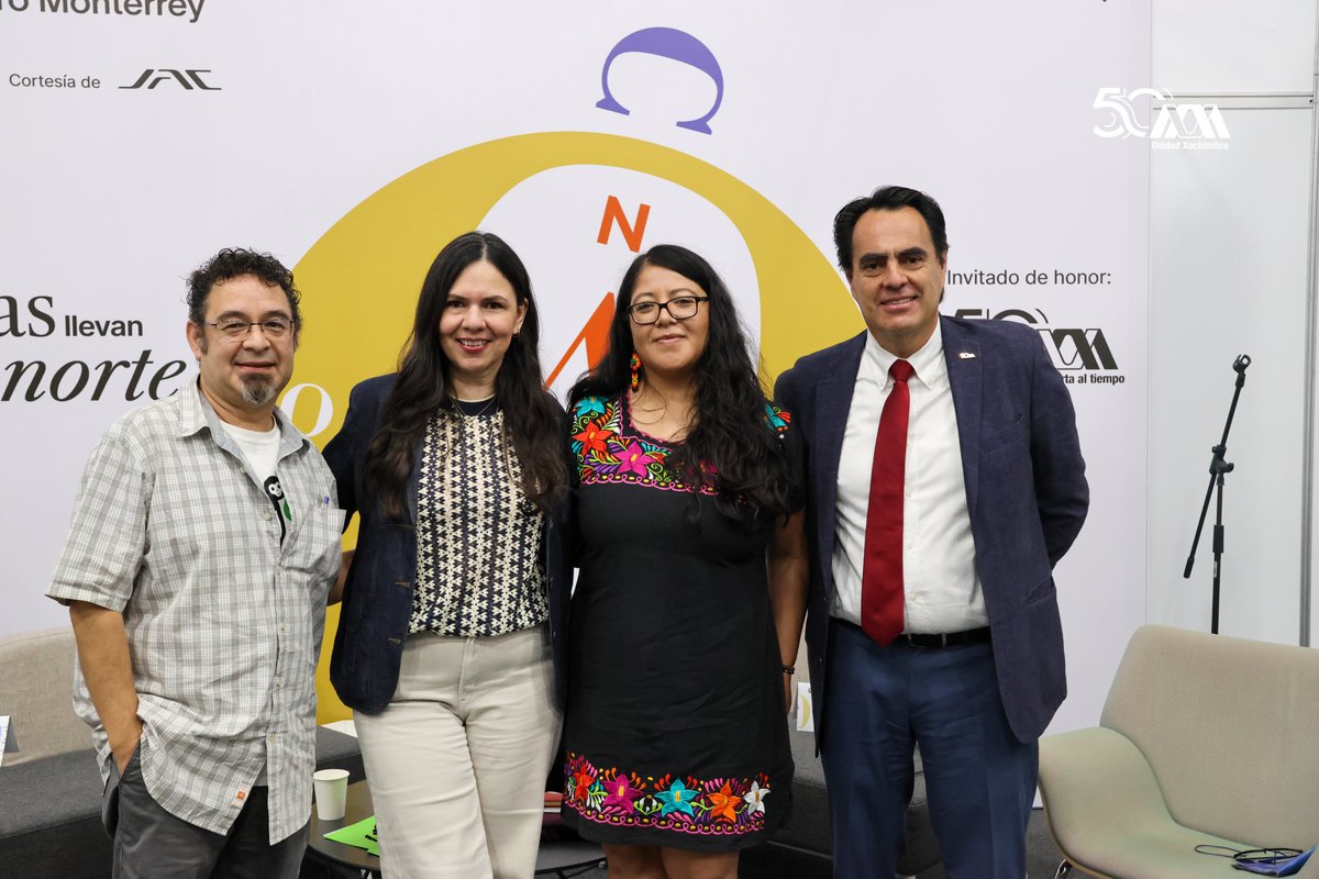 uamxoficial's tweet photo. Hoy, en el #ForoUAM de la #FILMTY2024, se llevó a cabo la Mesa 2: "Transformación metropolitana: cambios funcionales y morfológicos de las grandes metrópolis en México" 

Participan:
Dr. Ricardo P. @UAM_Lerma
Dra. Liliana Sosa Compeán @uanl
Mtra. Atalya E.  #UAMX

#50AñosUAM https://t.co/wdXQhyG75R