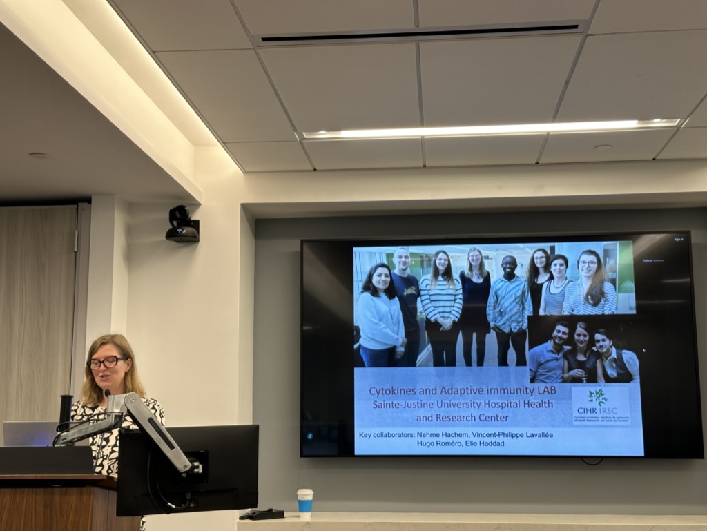 HakeemLab (@hakeemlab_emory) on Twitter photo Great <a href="/EmoryPathology/">Emory University Department of Pathology</a> Seminar by @DecaluweHelene today on manipulating IL-2/IL-15 pathways in Tex for immunotherapy! Awesome to have one of <a href="/UMontreal/">Université de Montréal</a> Superstars visiting <a href="/EmoryUniversity/">Emory University</a> ... and one name (<a href="/BeltraJc/">JCBeltra</a>) kept getting mentioned all the time!!!😃 Great <a href="/EmoryPathology/">Emory University Department of Pathology</a> Seminar by @DecaluweHelene today on manipulating IL-2/IL-15 pathways in Tex for immunotherapy! Awesome to have one of <a href="/UMontreal/">Université de Montréal</a> Superstars visiting <a href="/EmoryUniversity/">Emory University</a> ... and one name (<a href="/BeltraJc/">JCBeltra</a>) kept getting mentioned all the time!!!😃