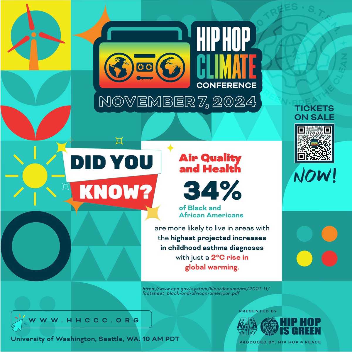 By supporting The Hip Hop Climate Conference organizations like @avela_uw and <a href="/hiphopisgreen/">Hip Hop is Green</a> you can help grow a new generation of BIPOC climate advocates. 

Help support this very worthy cause. Purchase your tickets now! Visit hhccc.org for more info