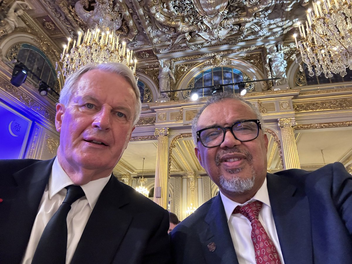 Just had a constructive conversation with Prime Minister Michel Barnier <a href="/MichelBarnier/">Michel Barnier</a> of France, where we emphasized the importance of mental health. It's crucial to prioritize mental well-being alongside physical health. I am truly impressed by his commitment and passion for