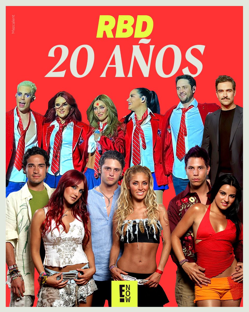 ¡20 años de #RBD! Hace dos décadas iniciaba el fenómeno que ha marcado a varias generaciones 🫶🏻 Yo digo R, tú dices… #RBD20 #rbdforever #Anahi #DulceMaria #MaitePerroni #ChristianChavez #ChristopherUckermann #PonchoHerrera