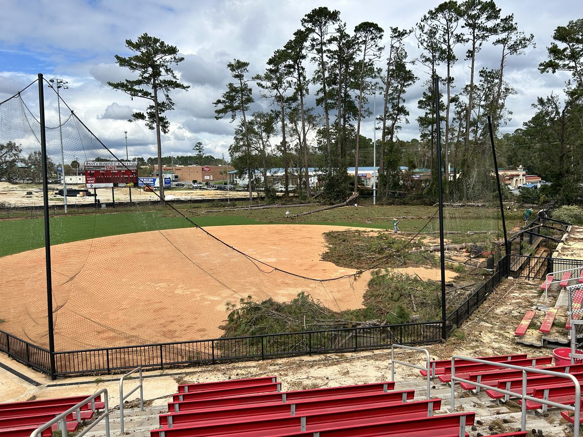 VState_Softball's tweet photo. Who needs a whole field… Who’s ready to practice? A little backpack blower can solve that problem. No turface, who cares! Let’s roll. Not for the love of the game but for the love of my girls!! #BlazeUp🔥 https://t.co/hKeSQ4PHPq