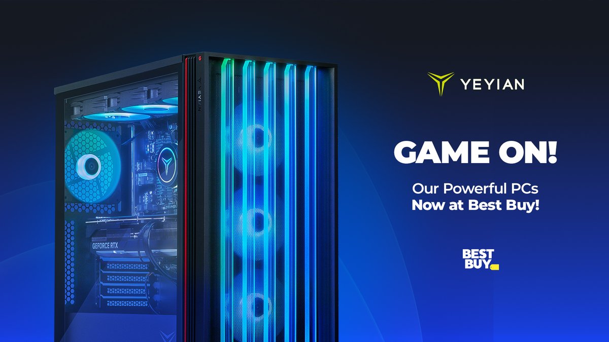 yeyian_usa's tweet photo. We’ve teamed up with @BestBuy! 🤝Get the Yeyian gaming gear to upgrade your setup with cutting-edge tech. ⚡️

👉Click here: https://t.co/gie4QrItHB 
#FridayVibes #Gaming #tech https://t.co/IJf7A2NNET