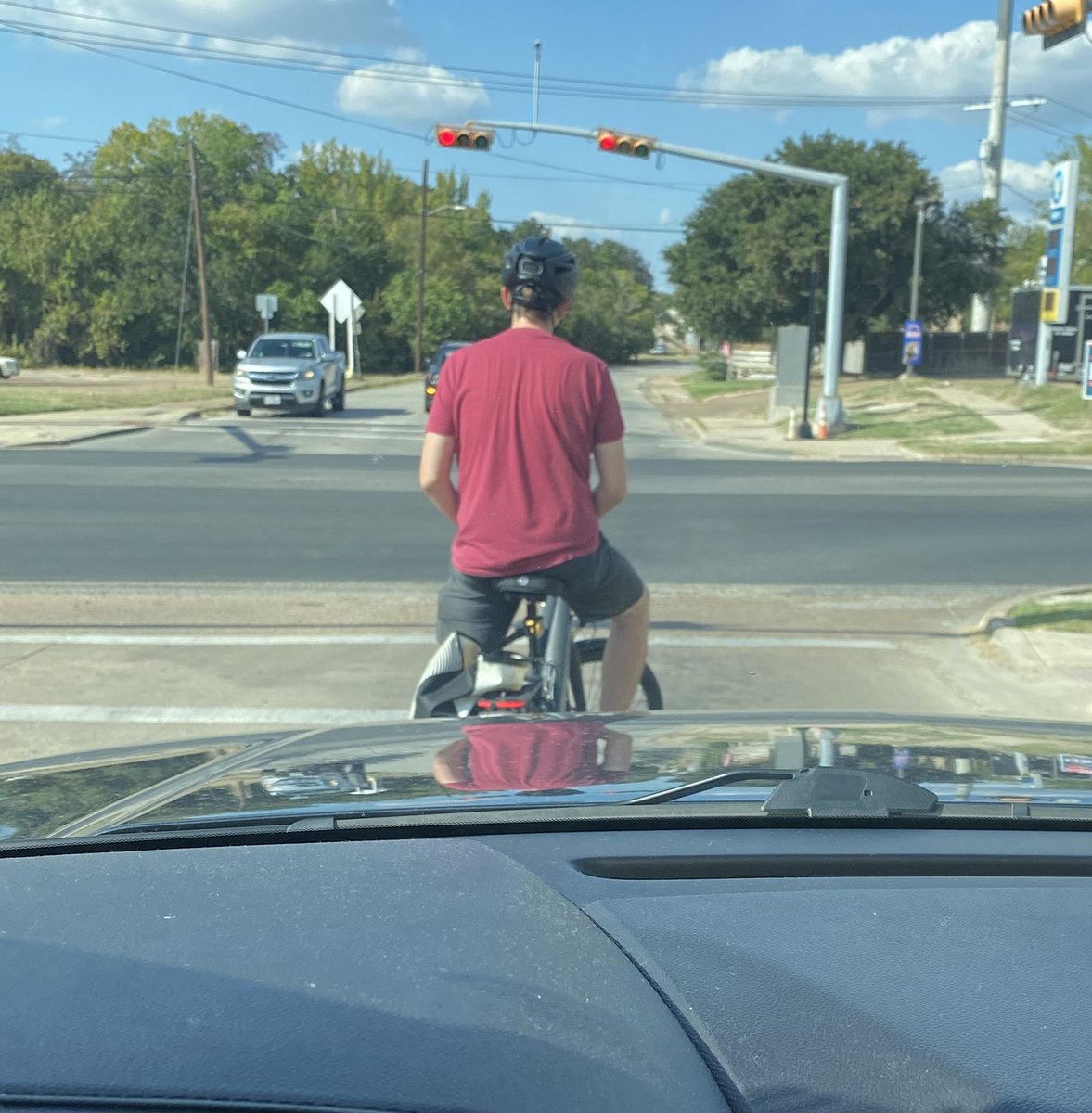 trapper_hackett's tweet image. The urge to do a power brake burnout where the ole foot slips off the brake pedal was almost too much. You don’t hate cyclists enough.
@Drinkin_Bros