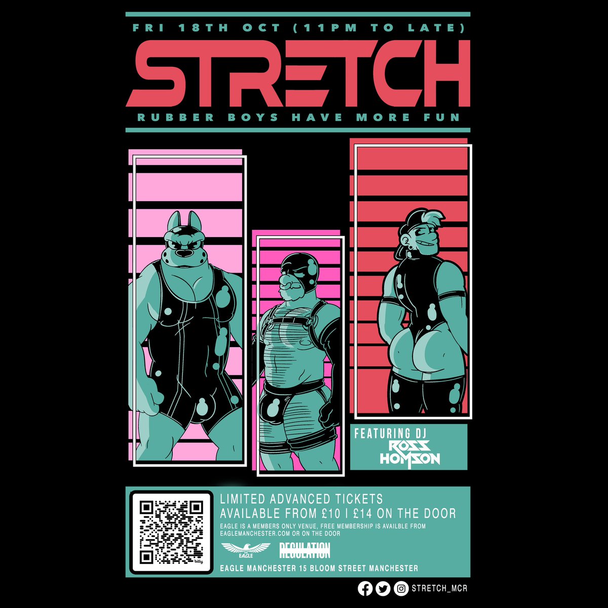 STRETCH_mcr (@stretch_mcr) on Twitter photo Everyone’s favourite rubber party is back <a href="/EagleManchester/">Eagle Manchester</a> tickets on sale n Friday 19th October bit.ly/TXM-Tickets or link in bio Everyone’s favourite rubber party is back <a href="/EagleManchester/">Eagle Manchester</a> tickets on sale n Friday 19th October bit.ly/TXM-Tickets or link in bio