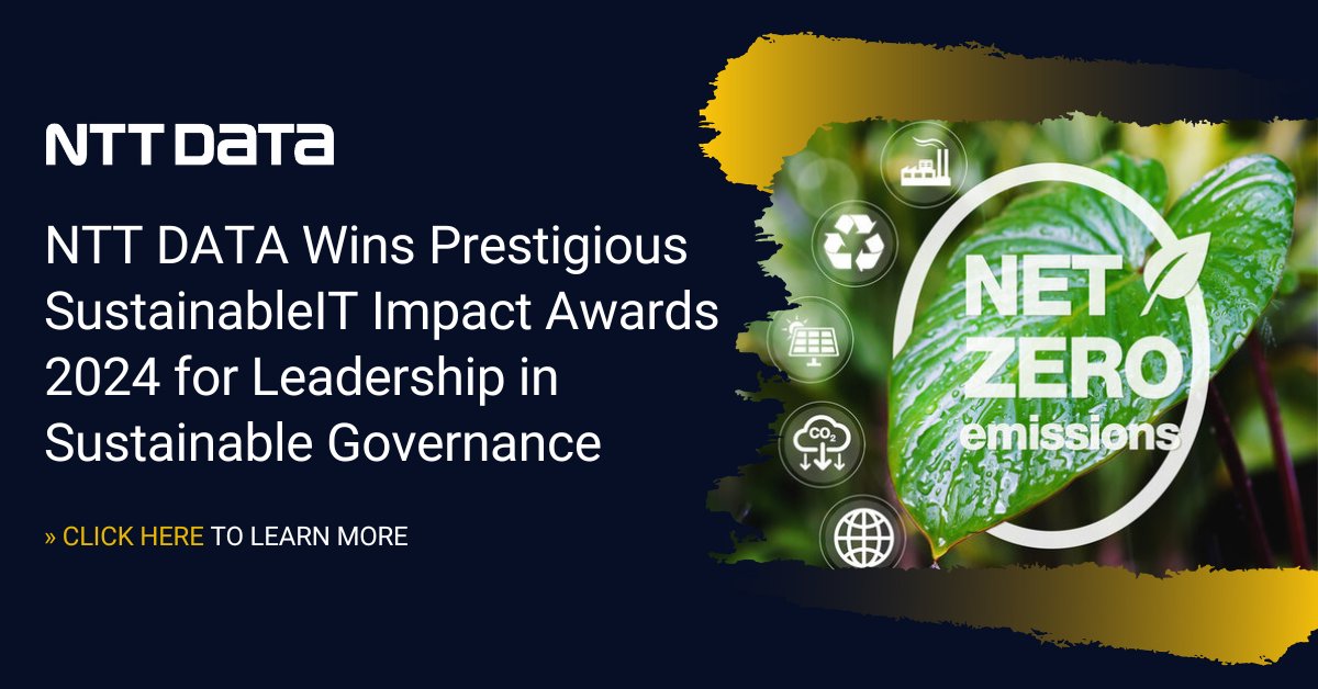akanuragjoshi's tweet image. This award 🏆 recognizes our leadership in setting a Net-Zero emissions target by 2040 and pioneering work in reducing IT's emissions. 🌍 Read the press release to learn more about our sustainable IT initiatives. #SustainableIT #ESG #NetZeroEmissions bit.ly/47VPdP0