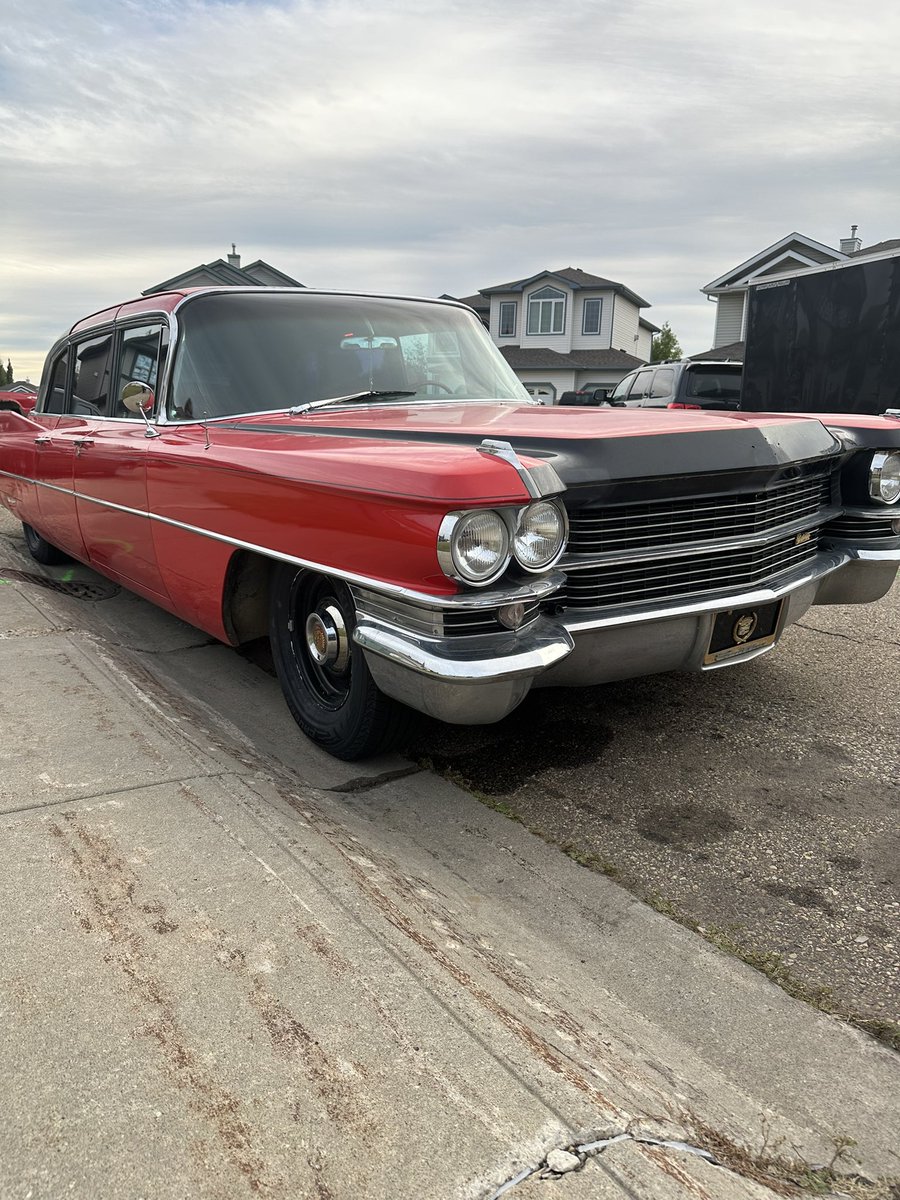 This is Lucifer, just brought her home from an estate sale. 1963 Cadillac Fleetwood 75