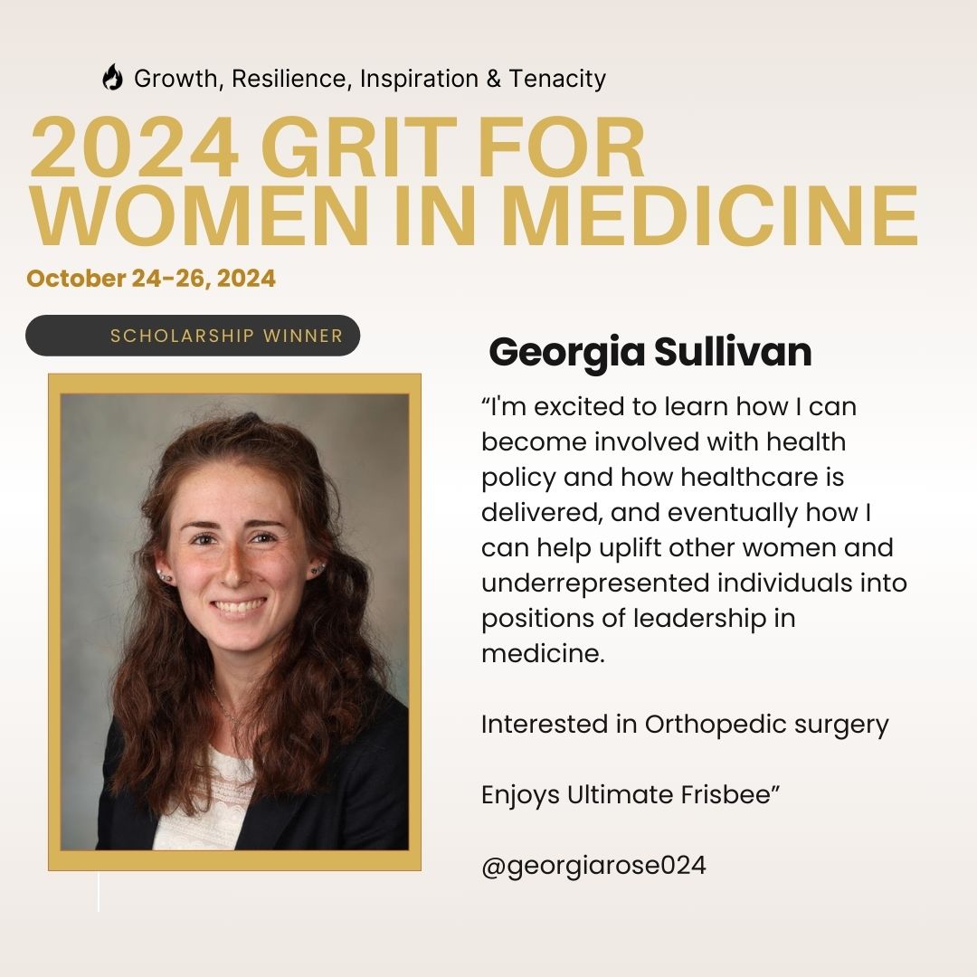 IGNITEMed (@ignitemed_) on Twitter photo Congratulations to our 2024 GRIT FOR WOMEN IN MEDICINE SCHOLARSHIP WINNERS! This course w <a href="/MayoGRIT/">Mayo Clinic GRIT</a> Oct 24-26 is to empower women & men in medicine w/ skills & resources to remove barriers & bias of women in leadership positions specific to the challenges in healthcare
#GRIT Congratulations to our 2024 GRIT FOR WOMEN IN MEDICINE SCHOLARSHIP WINNERS! This course w <a href="/MayoGRIT/">Mayo Clinic GRIT</a> Oct 24-26 is to empower women & men in medicine w/ skills & resources to remove barriers & bias of women in leadership positions specific to the challenges in healthcare
#GRIT