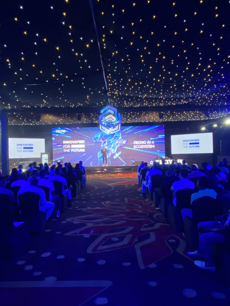 AccraDigiDigest's tweet image. We kick off and will stop at nothing tonight to show you hardware that is seamless with AI. Mr. Ernest Sonkor joins us with an opening speech.
 #TECNOAIEvolution
#TECNOEcosystem
#TECNOAIEvolution
#innovatingforthefuture
#TECNOAI