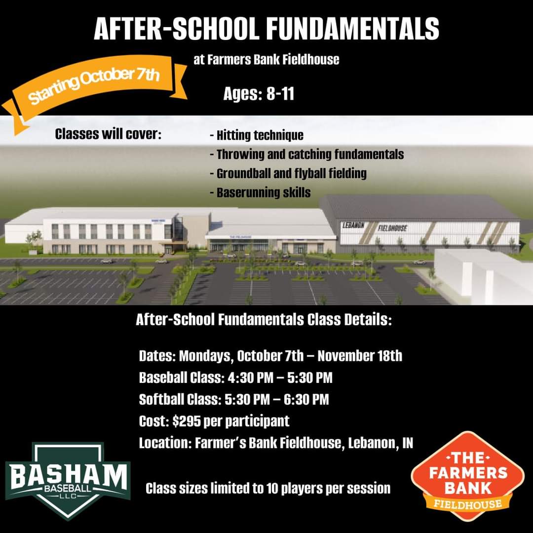 This 6 week class starts this coming Monday! Sessions will feature a fast-paced, fun environment. Athletes will receive an evaluation at the end of the program with recommendations for continued development. Can't wait to get started! Register here:  bashambaseball.com/schedule-now