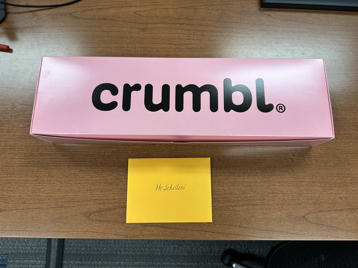 Michael Schilleci (@octschilleci) on Twitter photo We have the best and most supportive PTA that you could possibly ask for. I am so grateful for them and that I am a Tiger! Thank you for the <a href="/CrumblCookies/">Crumbl</a> and the awesome poster for Principalโs Month๐
๐๐ <a href="/OCTaylorTigers/">O.C. Taylor Elem</a> <a href="/octaylorpta/">O.C. Taylor PTA</a> #oct4u #saddleupOCT We have the best and most supportive PTA that you could possibly ask for. I am so grateful for them and that I am a Tiger! Thank you for the <a href="/CrumblCookies/">Crumbl</a> and the awesome poster for Principalโs Month๐
๐๐ <a href="/OCTaylorTigers/">O.C. Taylor Elem</a> <a href="/octaylorpta/">O.C. Taylor PTA</a> #oct4u #saddleupOCT