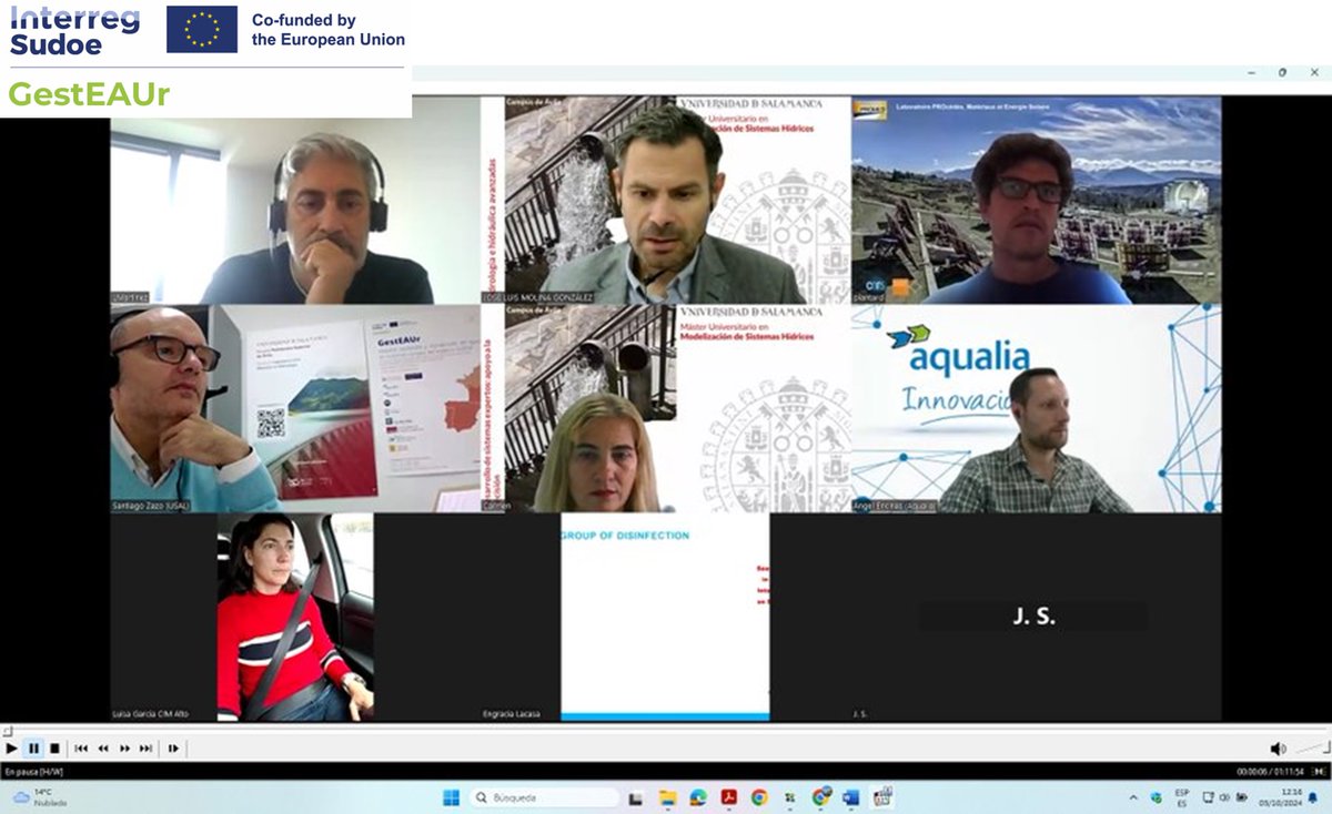 Reunión Seguimiento GestEAUr (Interreg Sudoe)
<a href="/GrupoIGAUSAL/">Grupo de investigación IGA</a> <a href="/6Sudoe/">Interreg SUDOE</a>