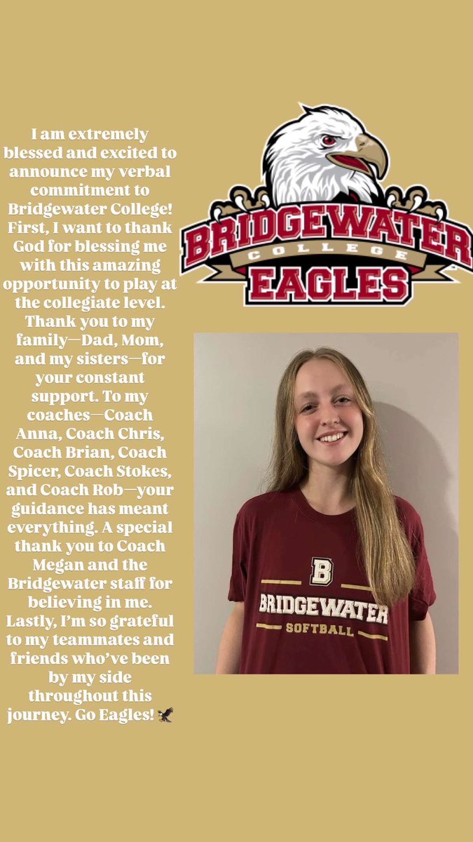 Go eagles!! 🦅 <a href="/Bh2osoftball/">Bridgewater Softball</a>
