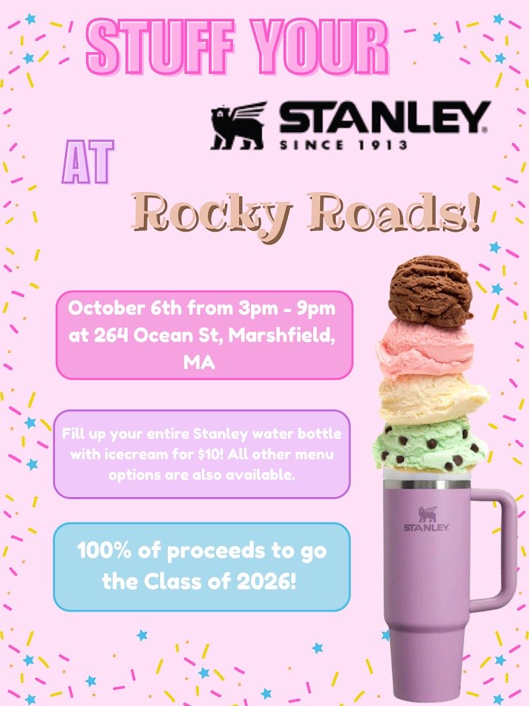 What better way to support your class than with a HUGE ice cream! Bring your friends and families! Go Rams! #WeRMarshfield  #BetterTogether #JuniorYear
