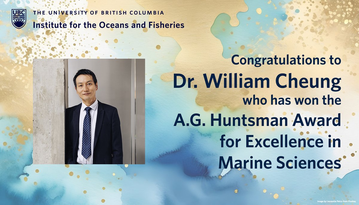 UBC Oceans (also found at ubcoceans.bsky.social) (@ubcoceans) on Twitter photo #UBCOceans professor and Director, Dr. William Cheung, has won the 2024 A. G. Huntsman Award! huntsmanaward.org. This Medal recognizes excellence of research in, and outstanding contribution to, the #marinesciences. oceans.ubc.ca/2024/10/04/wil… <a href="/src_rsc/">RSC // SRC</a> <a href="/coru_ubc/">Changing Ocean Research Unit</a> <a href="/SolvingFCB/">Solving-FCB | @solvingfcb.org on BlueSky</a> #UBCOceans professor and Director, Dr. William Cheung, has won the 2024 A. G. Huntsman Award! huntsmanaward.org. This Medal recognizes excellence of research in, and outstanding contribution to, the #marinesciences. oceans.ubc.ca/2024/10/04/wil… <a href="/src_rsc/">RSC // SRC</a> <a href="/coru_ubc/">Changing Ocean Research Unit</a> <a href="/SolvingFCB/">Solving-FCB | @solvingfcb.org on BlueSky</a>