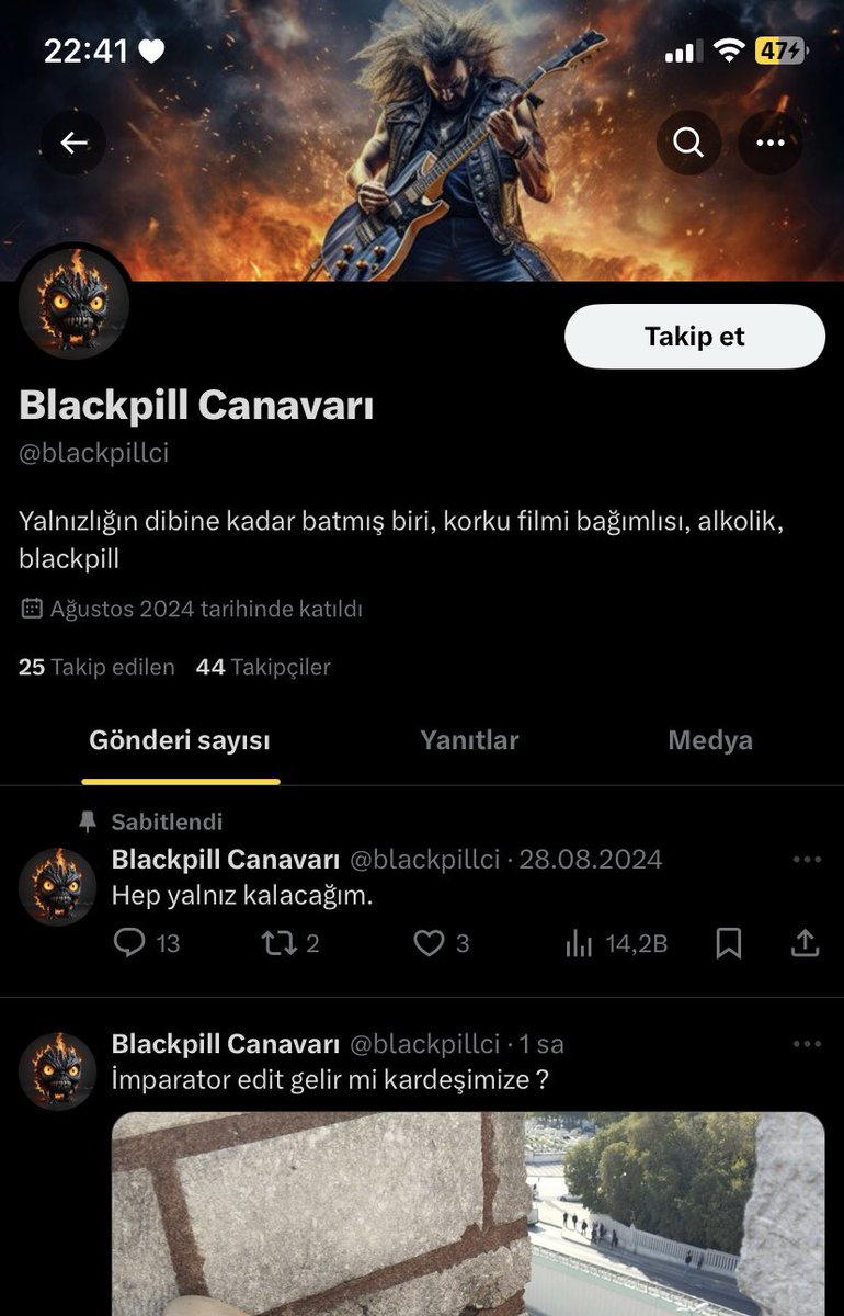 Semih Çelik denen Oruspu çocuğunun #korkunç katliamı için edit isteyen bu oe da.Yarın birgün evlatlarımızın canına kast etmesin diye şimdiden cezaevine tıkılması şarttır.Sayın bakan <a href="/AliYerlikaya/">Ali Yerlikaya</a> gereğinin yapılması için talimat vereceğinize eminiz.
<a href="/blackpillci/">???</a> sakın kaçma.