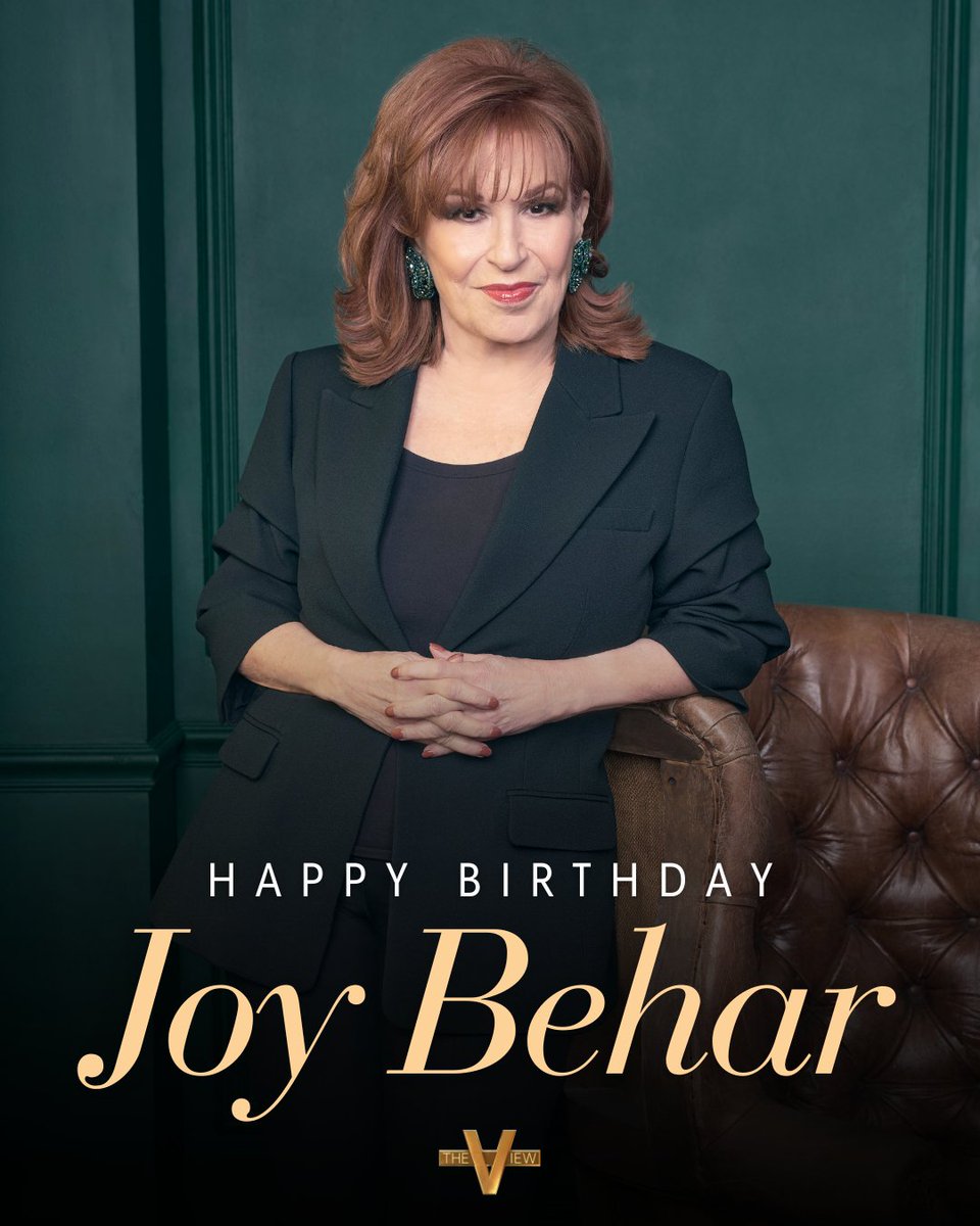Wishing the happiest of birthdays to our OG, Joy Behar! ❤️
