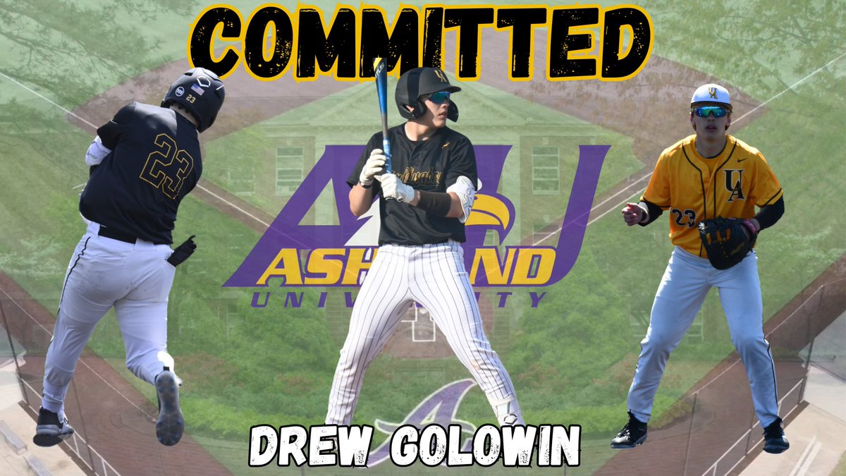Upper Arlington Baseball (@uabearsbaseball) on Twitter photo ๐ฅ COMMITMENT ALERT ๐ฅ
Congratulations to 2025 <a href="/DrewGolo/">Drew Golowin</a> on his commitment to further his academic and athletic career <a href="/ashland_base/">Ashland University Baseball</a>.
#FEA | #TraditionNeverGraduates ๐ปโพ๏ธ ๐ฅ COMMITMENT ALERT ๐ฅ
Congratulations to 2025 <a href="/DrewGolo/">Drew Golowin</a> on his commitment to further his academic and athletic career <a href="/ashland_base/">Ashland University Baseball</a>.
#FEA | #TraditionNeverGraduates ๐ปโพ๏ธ