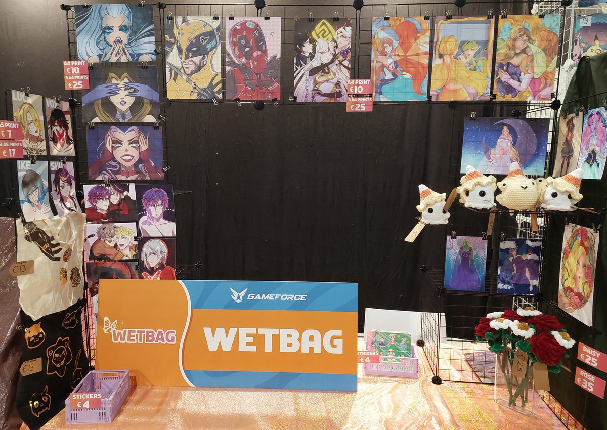 WetBag_'s tweet photo. CONVENTION TIME!
Check out my booth at @GameForceNL this weekend!
π₯°π¦β¨οΈ
Table nr. 112
#wetbagART #GameforceNL https://t.co/PYPxiOKkbf