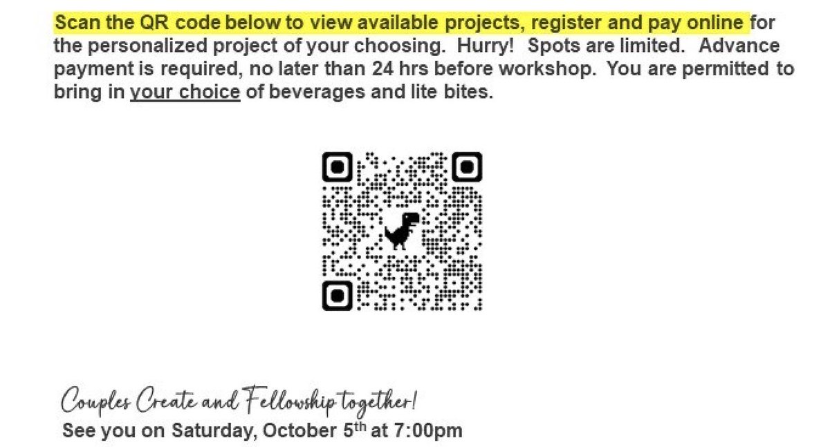Covenant Keeps Marriage Ministry Pop Up Date Night
Tomorrow, Saturday, October 5th 7 p.m. at Home Decor The Rustic Brush in The Woodlands, TX. Register and Pay Online by 7 p.m. tonight! Projects range from $45 - $110. Register at therusticbrush.com/projects/ mailchi.mp/38e274dbe346/h…