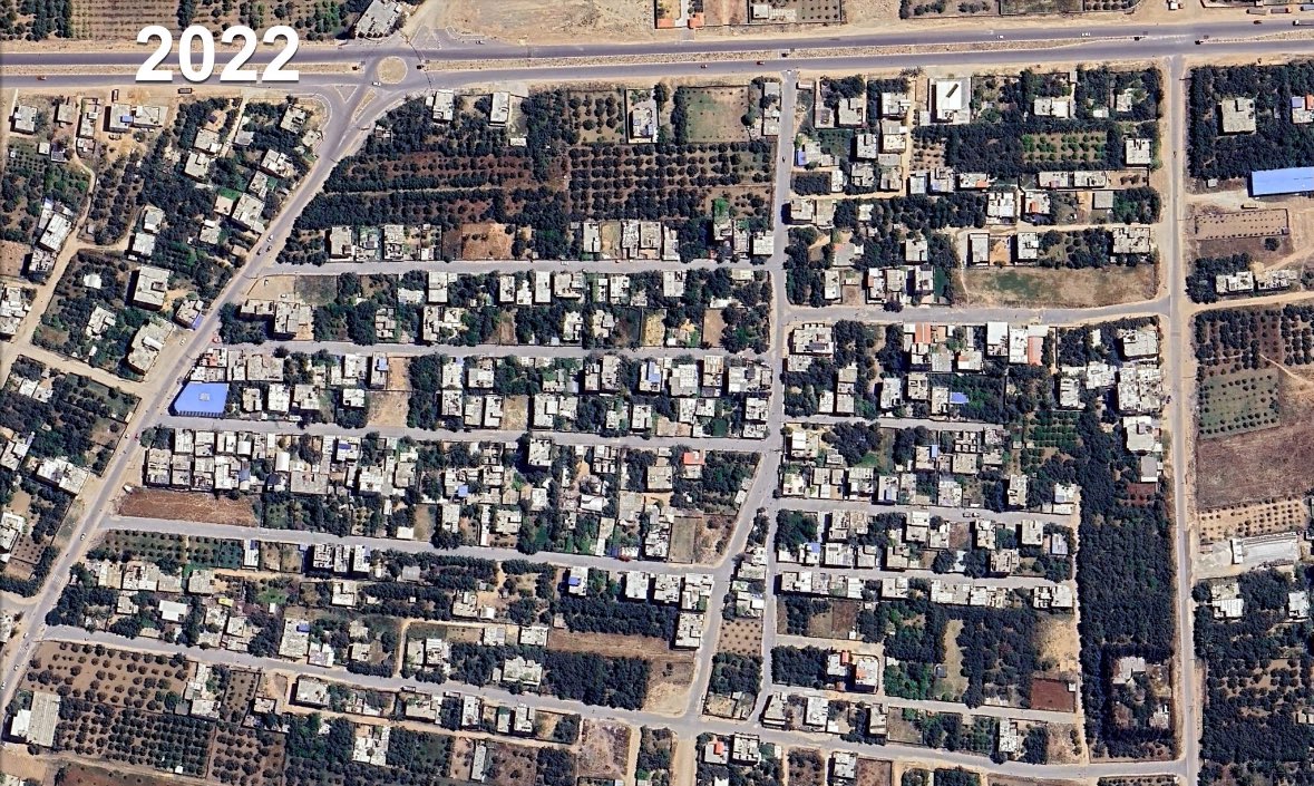 AneIrazabal's tweet image. Una imagen de #Gaza, antes y ahora