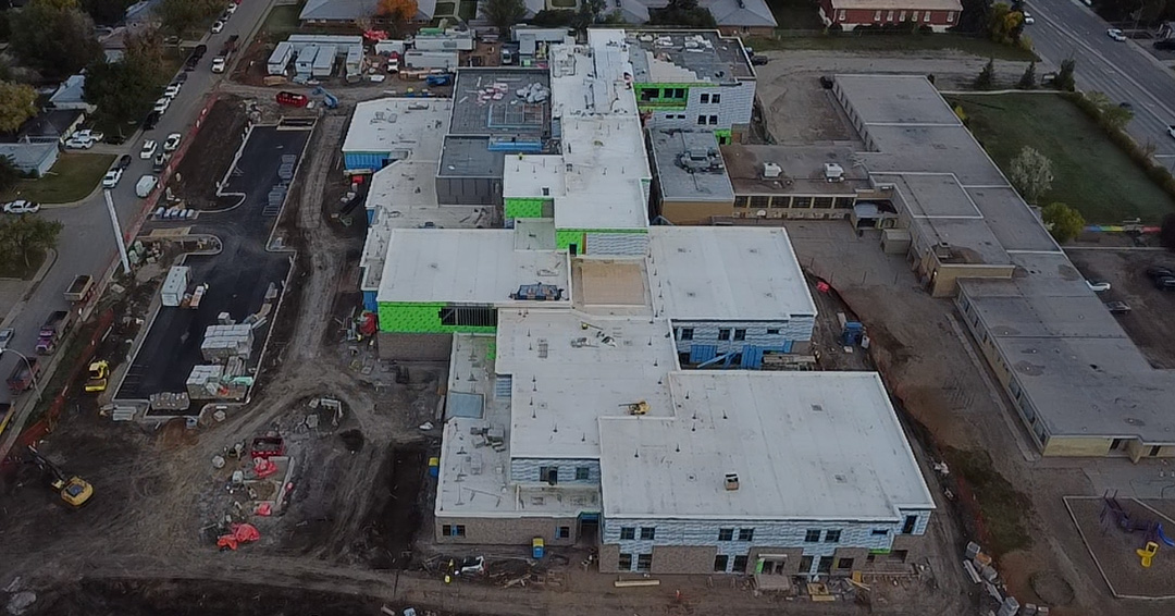What a difference a year makes! From bare land to a rising structure, the North Regina Joint Use School is taking shape. We're excited to see this vision becoming reality! Stay tuned for more updates as we continue building towards a brighter future for our community!