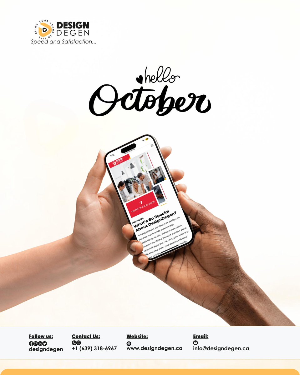 Design_Degen's tweet photo. October is here, bringing fresh inspiration and new design possibilities! Let DesignDegen elevate your brand with creative designs this season. https://t.co/LXzxd88eHG