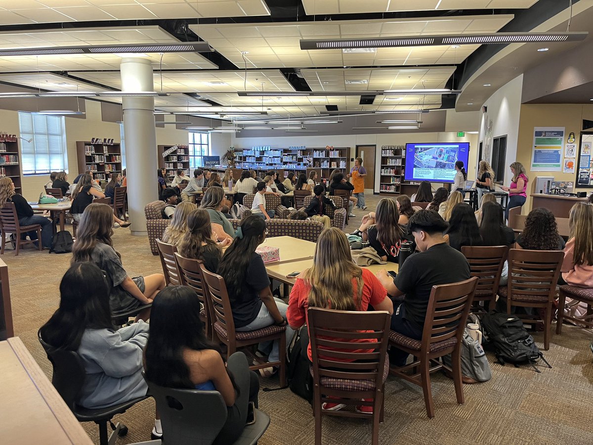 Library_LHHS's tweet photo. FlexTime Friday in the LHHS Library—student council meeting and some UIL Academic practice! https://t.co/vnSMqQOJr1