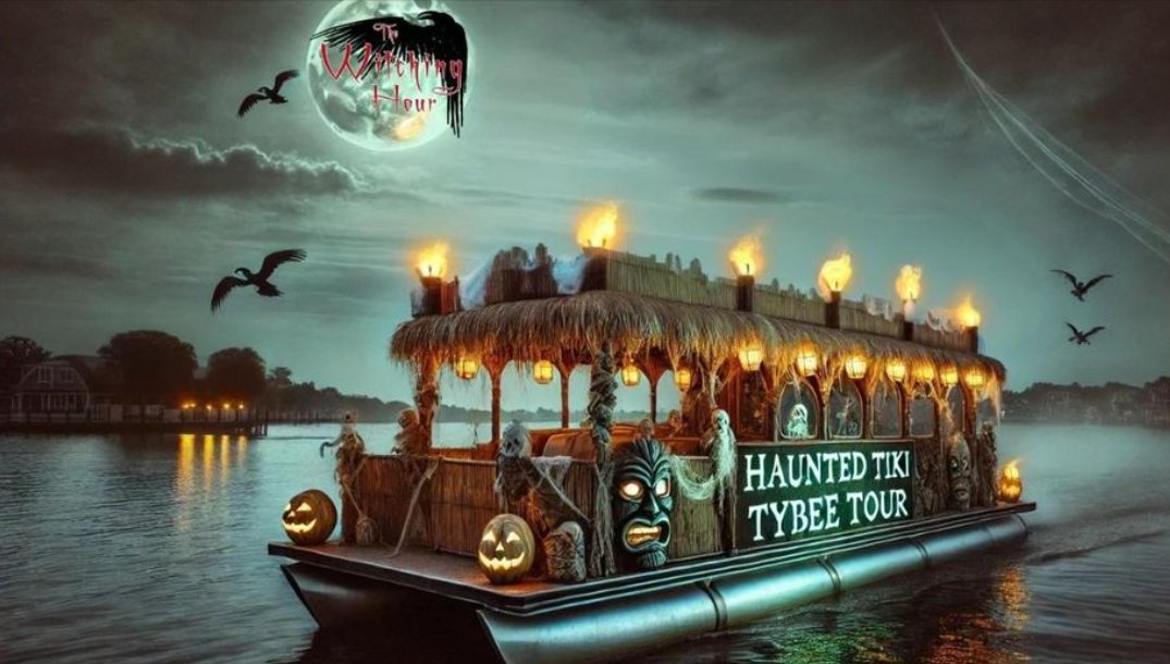 Get ready for #spooky adventures on the #Haunted Tybee Tiki Tour this Sat October 5th! Fun continues each Saturday evening throughout October. Book at tybeeislandwatersports.com/boat-tours/hau…
#HauntedTikiTour #TybeeTiki #OctoberFun #visittybee #visittybeeisland #Tybee #Halloween #Halloween2024