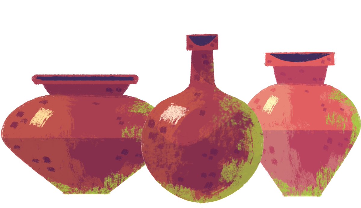 I'm not allowed to post anything revealing from Game 2 so here are some nice pots.

Surely there's nothing I've given away with this right?