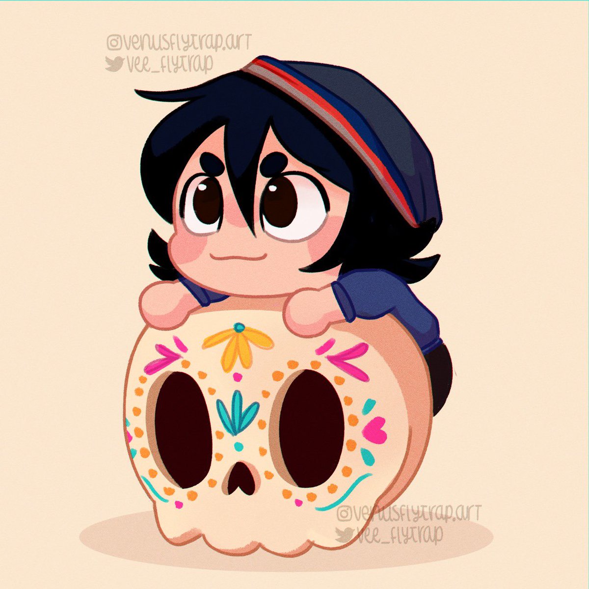 vee_flytrap's tweet image. espuki season 💀✨ 
#quackityfanart #quackity #fanart