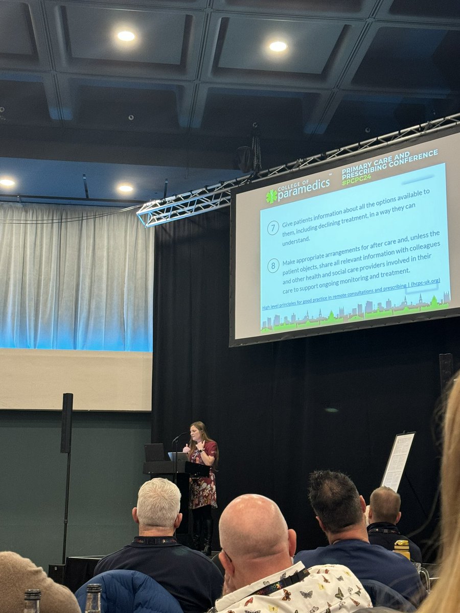 PamelaM31275337's tweet image. Great two days at the College of Paramedics Primary Care and Prescribing Conference #PCPC24 with some fantastic speakers @HealthRegLawyer @andycollen @georgette_eaton Already looking forward to next year @helenbeau1