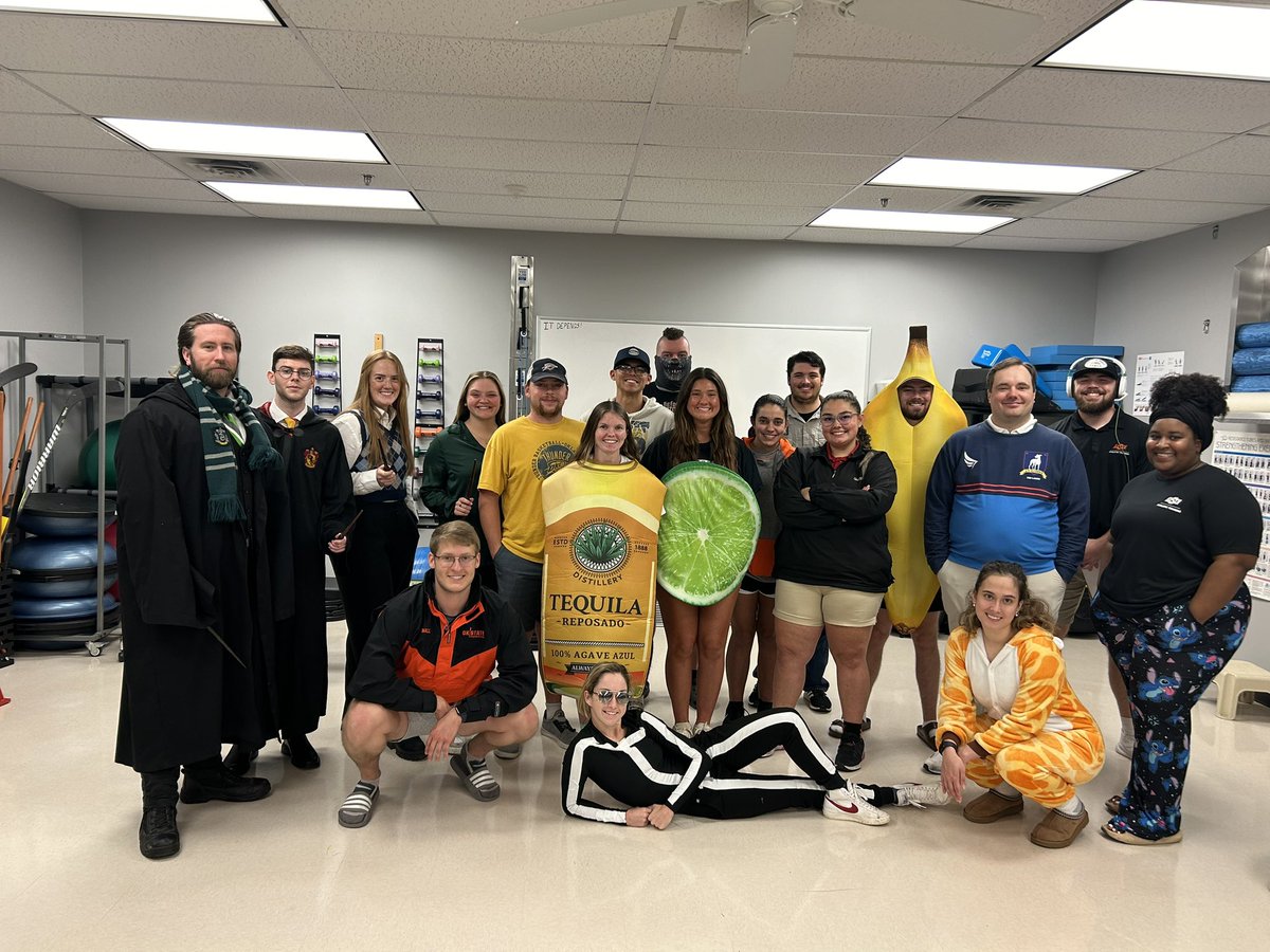 Our MAT1’s aren’t here for Halloween so…

#costumeparty #okstatemat #athletictraining #Halloween