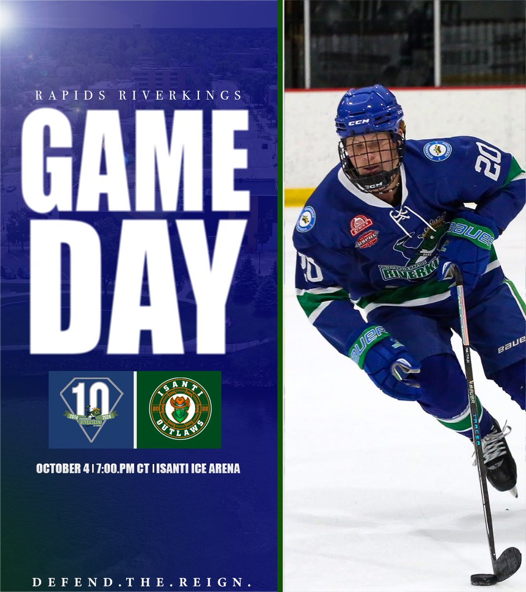 Lets start a point streak tonight 🫡

Watch live on Flohockey.tv to watch all the action 

#DefendTheReign