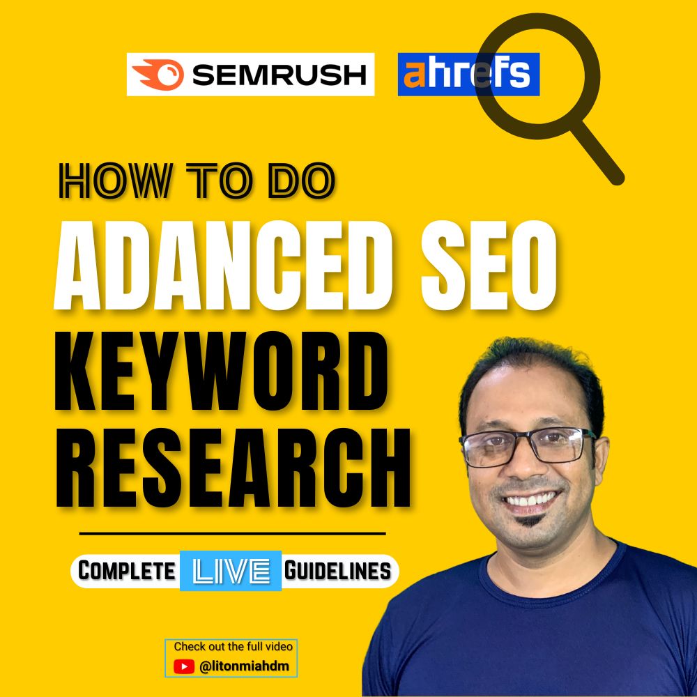 litonmiahdm's tweet photo. How to do Advanced Keyword Research?
Keywords are the principal elements of a website.
Complete live tutorial: https://t.co/cDXO2gMzlO
#KeywordResearch
#ArticleWriting
#SEO
#OnPageSEO
#LongTailKeywords
#DigitalMarketing
#Freelancer
#SocialMedia
--
See https://t.co/hQV0QvfijN https://t.co/GMpftXLudT