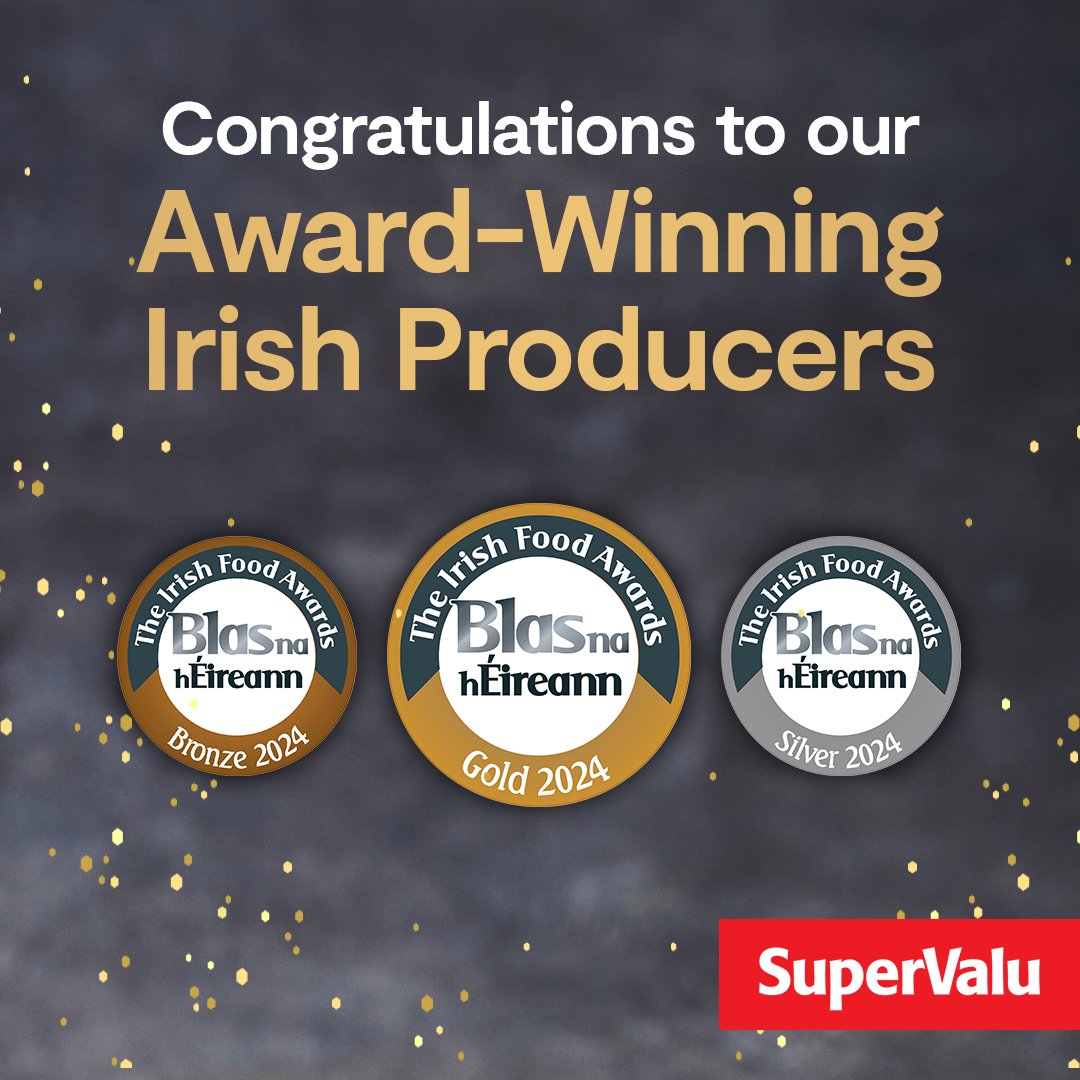 SuperValu Ireland (@supervaluirl) on Twitter photo Congratulations to all our award-winning Irish producers at the <a href="/BlasNahEireann/">Blas na hÉireann</a> awards 🏆✨ Your hard work and dedication have truly paid off. 🌟 #Blas2024 #awards Congratulations to all our award-winning Irish producers at the <a href="/BlasNahEireann/">Blas na hÉireann</a> awards 🏆✨ Your hard work and dedication have truly paid off. 🌟 #Blas2024 #awards