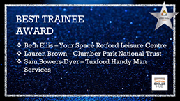 North Notts B C (@northnottsbc) on Twitter photo New for 2024 is the Best Trainee Award, sponsored by <a href="/BridgeSkillsHub/">The Bridge Skills Hub</a> <a href="/BassetlawDC/">Bassetlaw Council</a>.
Finalists:-
Sam Bowers-Dyer - Tuxford Handy Man Services
Lauren Brown - <a href="/NTClumberPark/">Clumber Park, National Trust</a>
Beth Ellis – Your Space Retford Leisure Centre
#NNBizAwards New for 2024 is the Best Trainee Award, sponsored by <a href="/BridgeSkillsHub/">The Bridge Skills Hub</a> <a href="/BassetlawDC/">Bassetlaw Council</a>.
Finalists:-
Sam Bowers-Dyer - Tuxford Handy Man Services
Lauren Brown - <a href="/NTClumberPark/">Clumber Park, National Trust</a>
Beth Ellis – Your Space Retford Leisure Centre
#NNBizAwards
