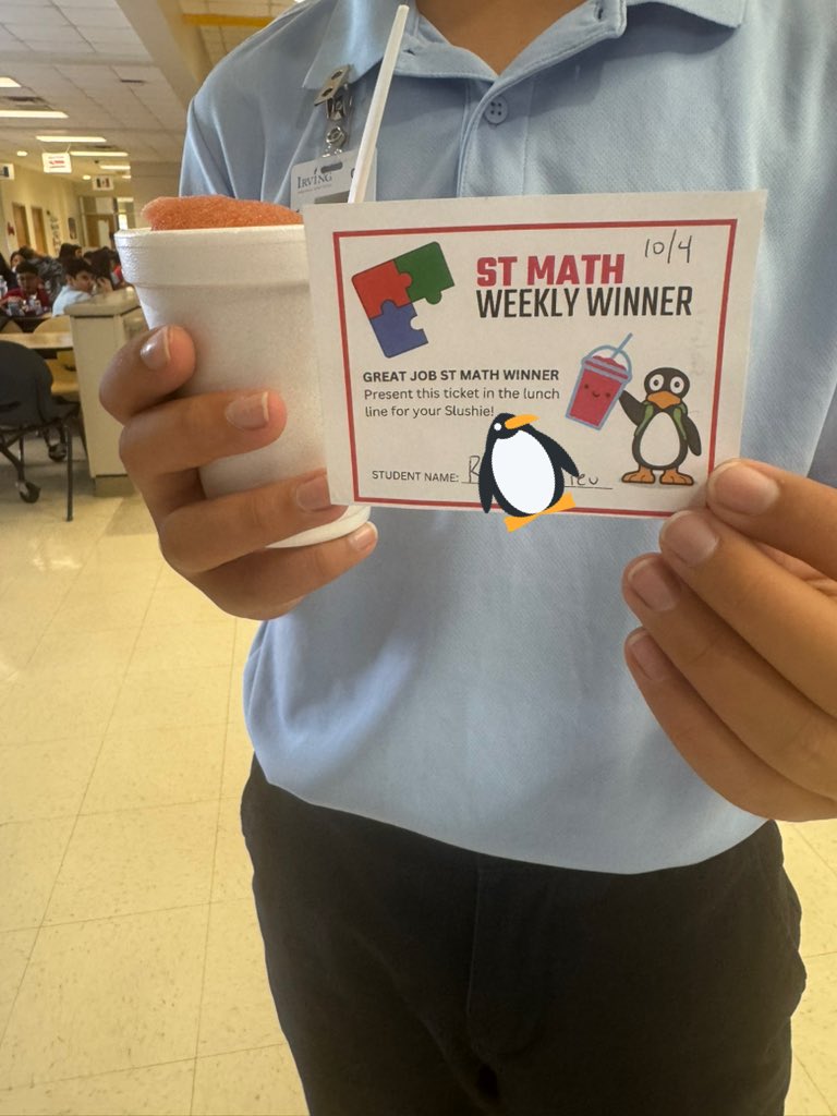 Check out our ST Math Winners for this week!  DZ has completed 12,542 puzzles this week! <a href="/STMathTX/">STMathTX</a>  we are moving on up over here in Irving!
