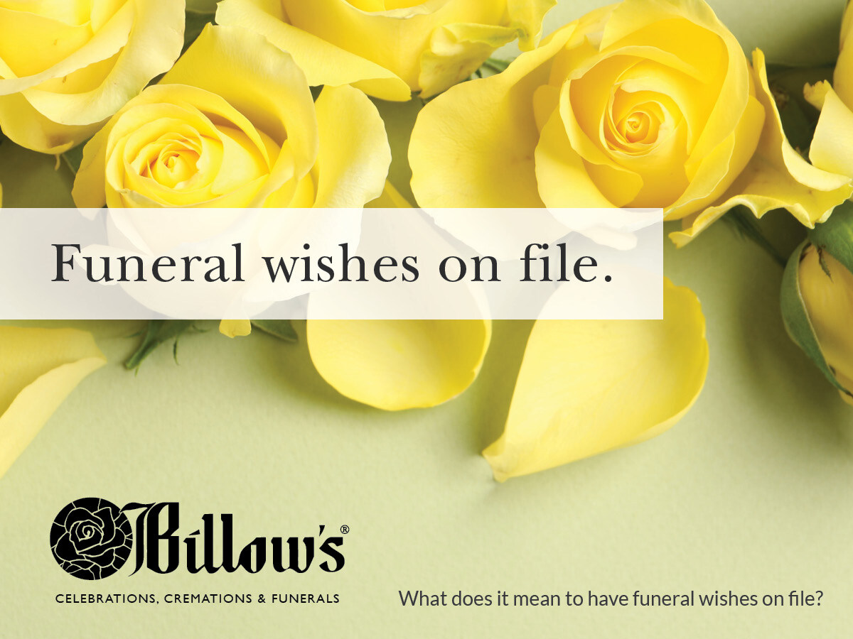 Having funeral wishes on file means your preferred funeral service has been recorded and retained at a funeral home. Read our blog post to learn why it’s a good idea. hubs.li/Q02Sfphq0