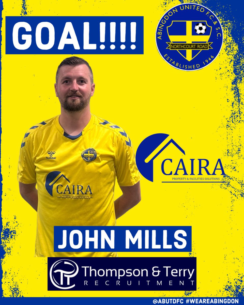 Abutdfc's tweet photo. GOOOOOOOOOOAAAAAALLLLLLLLL ABINGDON!!! MILLSSYYY! The gaffer heads home our leveller & runs straight over to Jack Badgerโs flag to dedicate his goal to ๐๐
82โ | ๐ก 2-2 ๐ข | #WeAreAbingdon https://t.co/P6z1QPbbho
