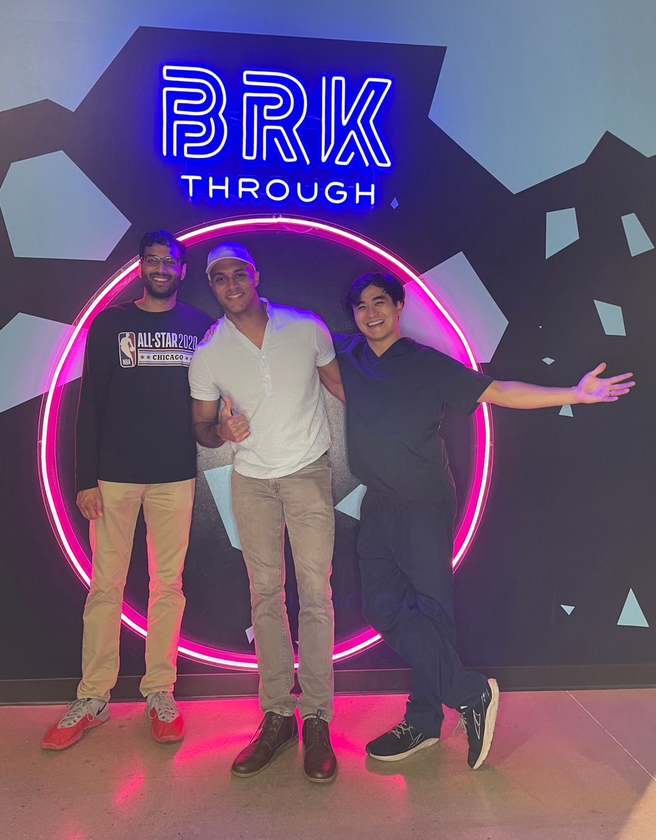 Breaking through to the weekend with a #flashbackfriday to our #ResidentRetreat at BRKTHROUGH. Multiple teams went in but only one came out on top. Congrats to the Scrub Squad for winning it all and to the other teams for the great night of active and competitive fun!