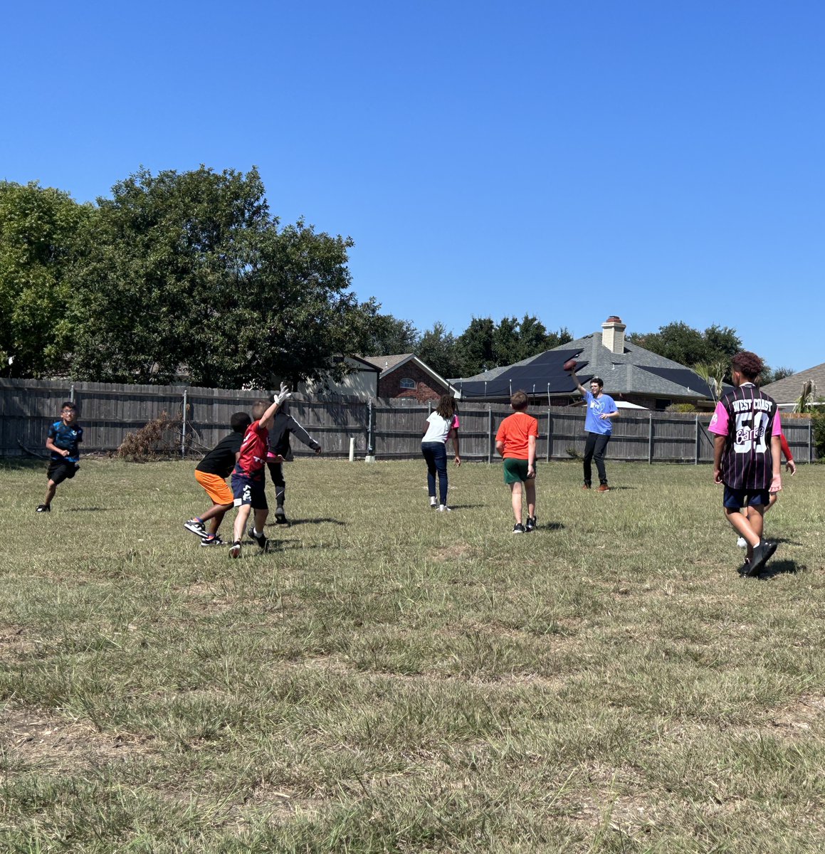 Mr. Mac is QB1 today at recess!!! #football #CCE
