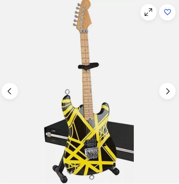 HazeRecords1's tweet photo. Visit Our Store
https://t.co/wv1nFU7h0m
#VanHalen #EVH Miniature Black And Yellow #VH2 #Guitar 1:4 Scale New In Box #New #ebay #australia #sale #rock #edwardvanhalen #guitar
Plus
#pinkfloyd #kiss #taylorswift #billieeilish📷 #beatles https://t.co/48GM6Htghl