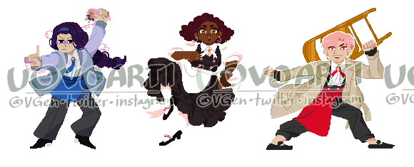 i am open for orders for pixels✨ includes two free props! #VGenOpen