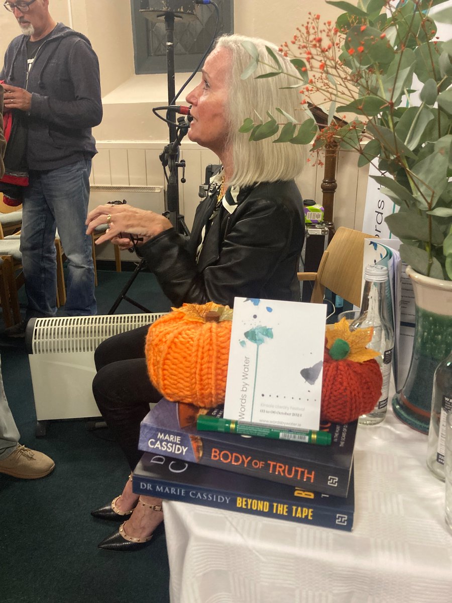 The amazing Marie Cassidy <a href="/WordsByWater/">KinsaleLitFestival</a> #Kinsale #litfest #bodyoftruth #CrimeFiction #thrillers <a href="/HachetteIre/">Hachette Ireland</a>