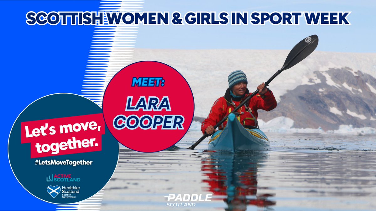 Scottish Women &amp; Girls in Sport Week
Meet: Lara Cooper
Role: Paddle Scotland Development Manager
"I started slalom paddling when I was 10 yrs old, shifted to White Water Kayaking with lots of travel around the world &amp; working as a raft guide &amp; coach to pay my way."
#SheCanSheWill