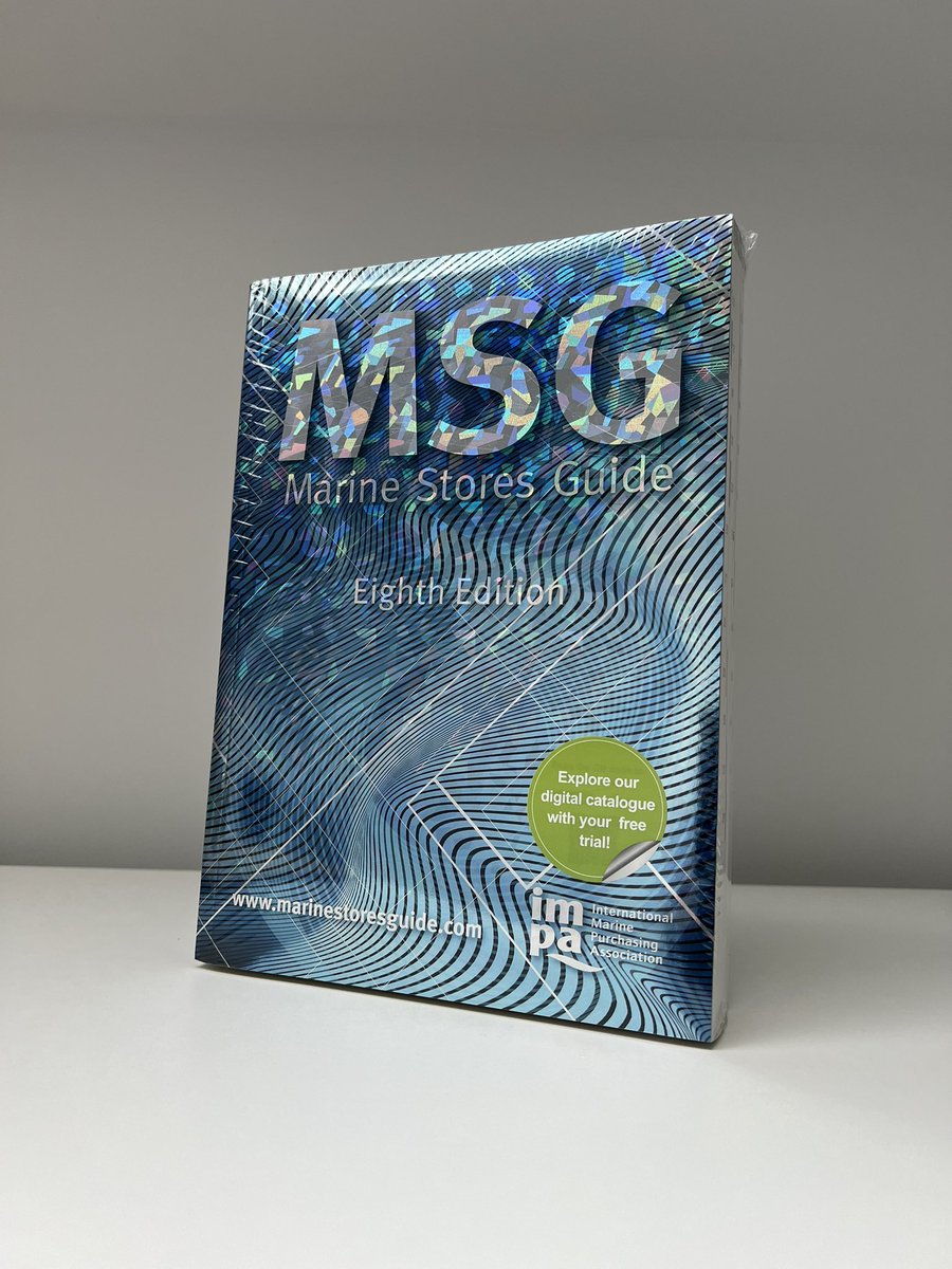 toddnavigation's tweet image. 🆕 Marine Stores Guide from IMPA 🆕 

🪢🧤🥽🦺🛟💊🥾🚨🪝🧯🔦⛓️🔔📢

This new edition features an incredible 40,000+ changes to existing codes, over 3,000+ brand new codes, full colour images throughout, sustainability suggested options and much more.

#maritimeprocurement