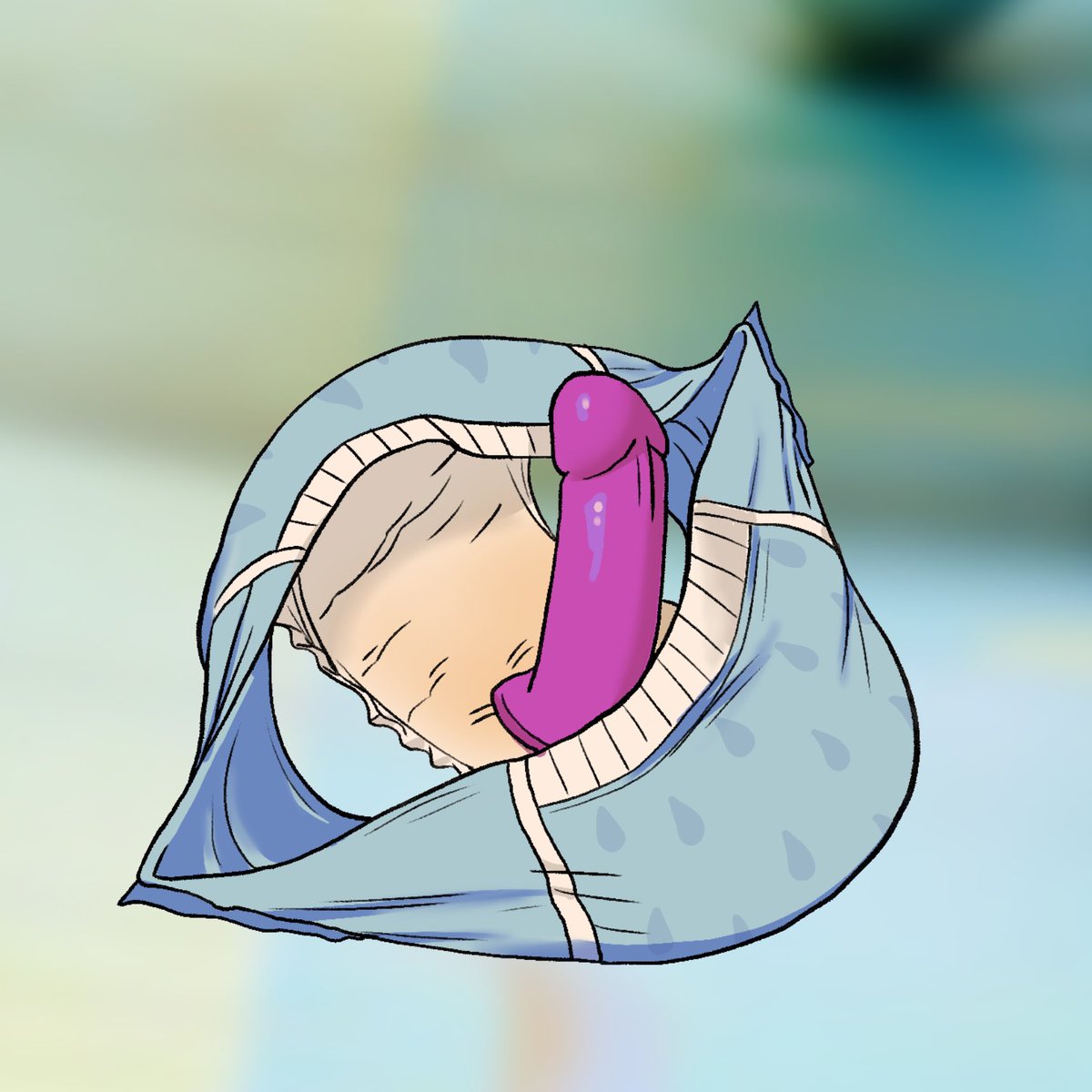 The girl:                                     The diaper: