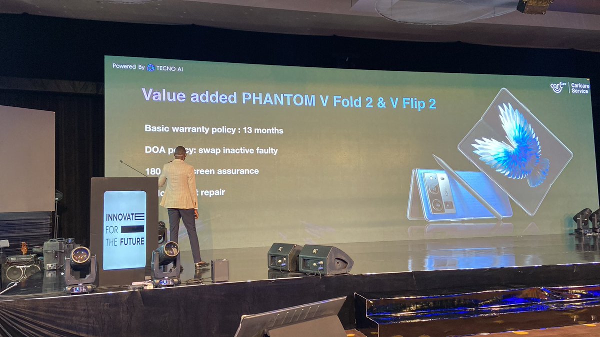 AccraDigiDigest's tweet image. We don’t just give you powerful devices, we also care with CALCare. Cisse takes us through @tecnomobile and @TecnoMobileGH  warranty policies. #TECNOAIEvolution
#TECNOEcosystem
#TECNOAIEvolution
#innovatingforthefuture
#TECNOAI